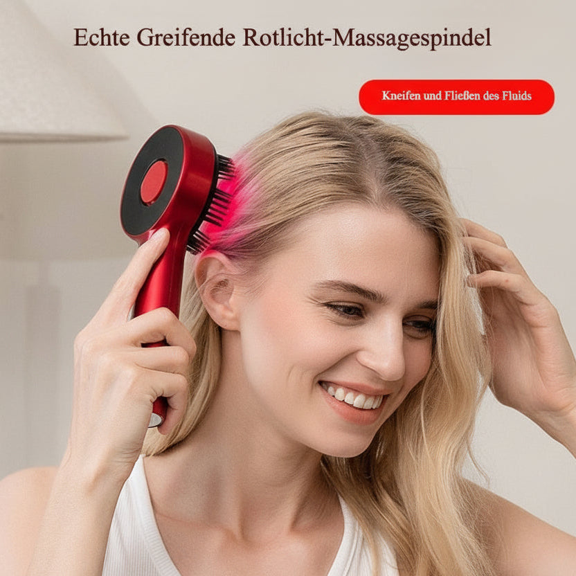 LumiScalp - Kopfhaut-Massagebürste mit Rotlicht